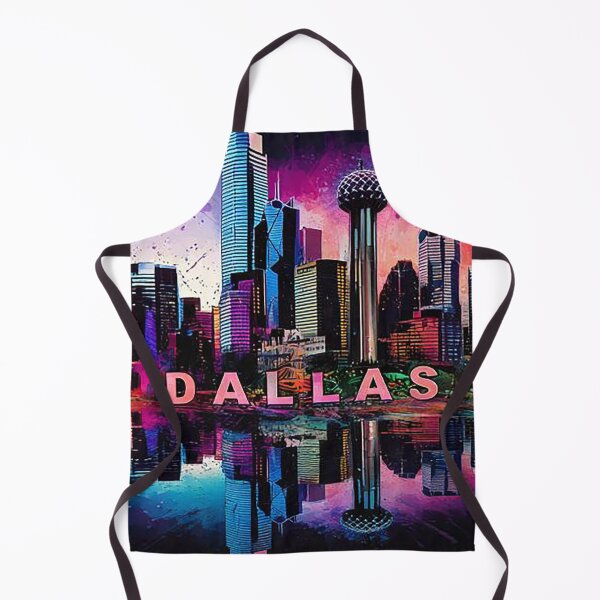 Item preview, Vibrant Dallas Texas Skyline with Street Art Style designed and sold by Phat Dog Designs .