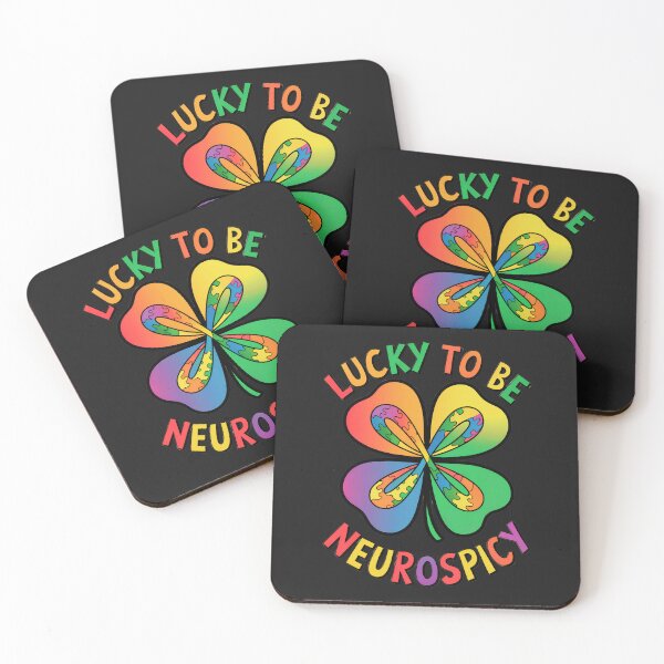 Item preview, Lucky to Be Neurospicy: Embracing Uniqueness And Neurodiversity With Pride designed and sold by elynne9.