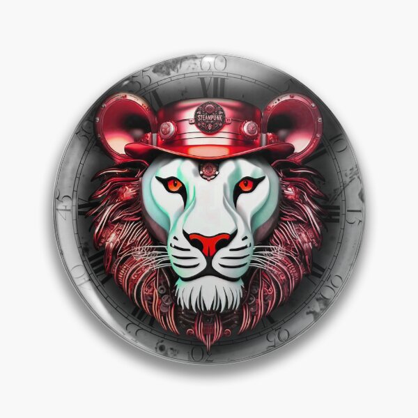Item preview, Steampunk retro style Lion designed and sold by Drone-tees.