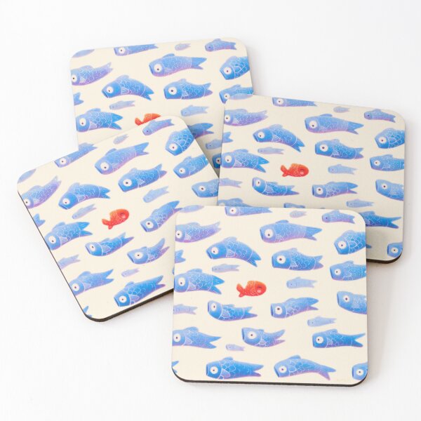 Item preview, Koi Nobori designed and sold by Laure S illustrations.