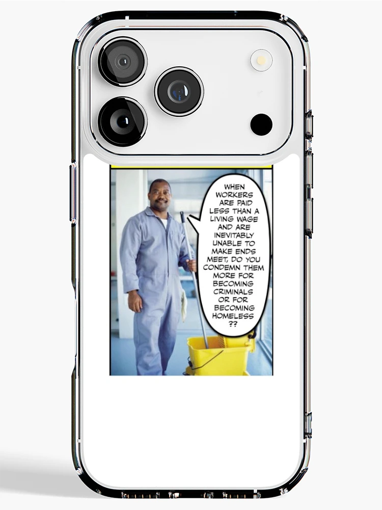 Thumbnail 1 of 5, iPhone Case, Structured Poverty designed and sold by Rabbitt77.