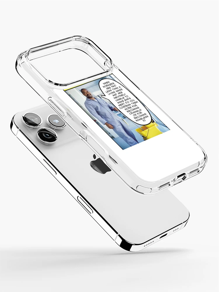Thumbnail 2 of 5, iPhone Case, Structured Poverty designed and sold by Rabbitt77.