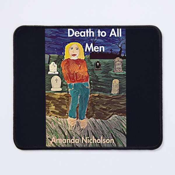 Item preview, Book cover merchandise for the novel 'Death to All Men' designed and sold by AmandaSteel41.