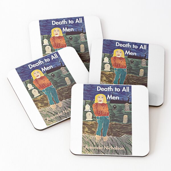 Item preview, Book cover merchandise for the novel 'Death to All Men' designed and sold by AmandaSteel41.