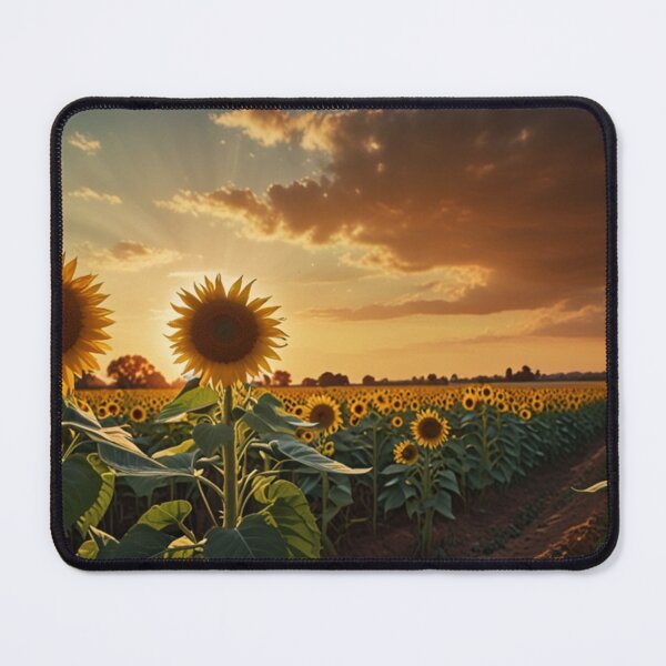 Item preview, sunflowers against the backdrop of the setting sun designed and sold by Izabela Włodarczyk.