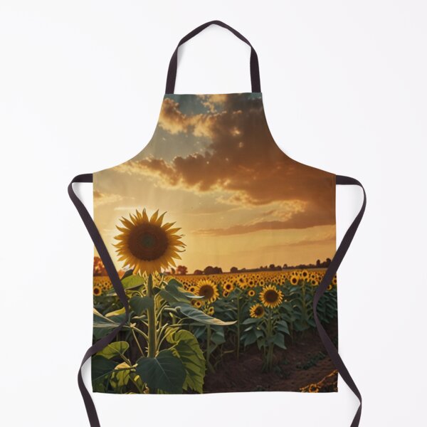 Item preview, sunflowers against the backdrop of the setting sun designed and sold by Izabela Włodarczyk.