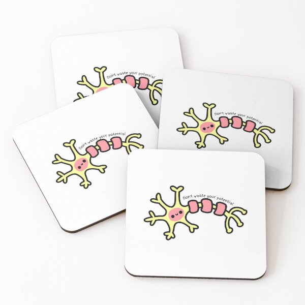 Item preview, Don_amp_t waste your potential - Cute Neuron - Psychology Design designed and sold by PenXGift.