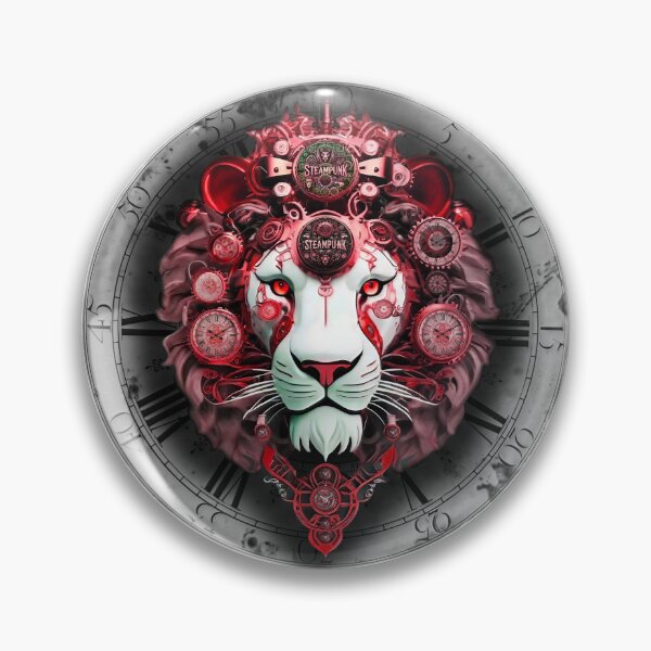Item preview, Steampunk retro style Lion designed and sold by Drone-tees.