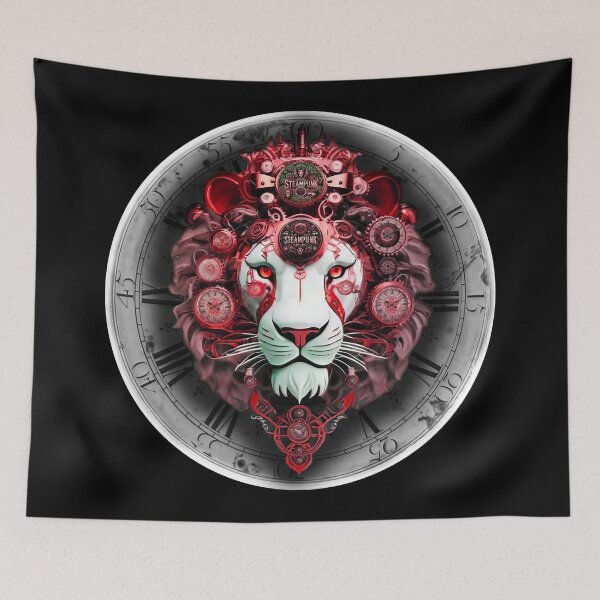 Item preview, Steampunk retro style Lion designed and sold by Drone-tees.