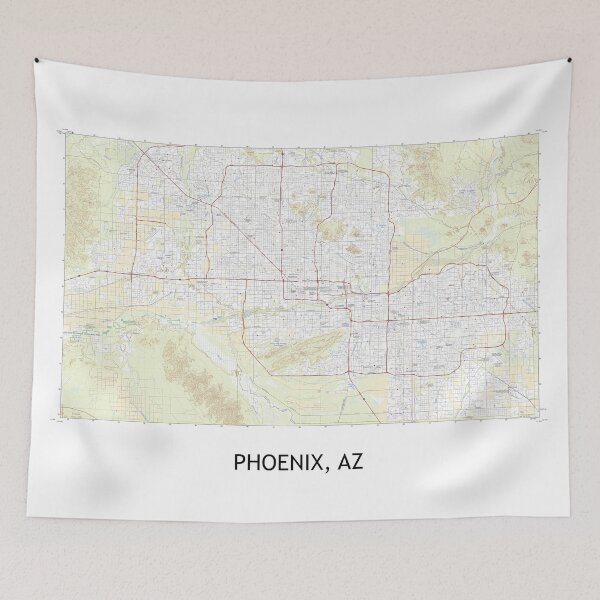 Item preview, PHOENIX, AZ 100K Topographical Map Clean designed and sold by PGHPhotoCo.