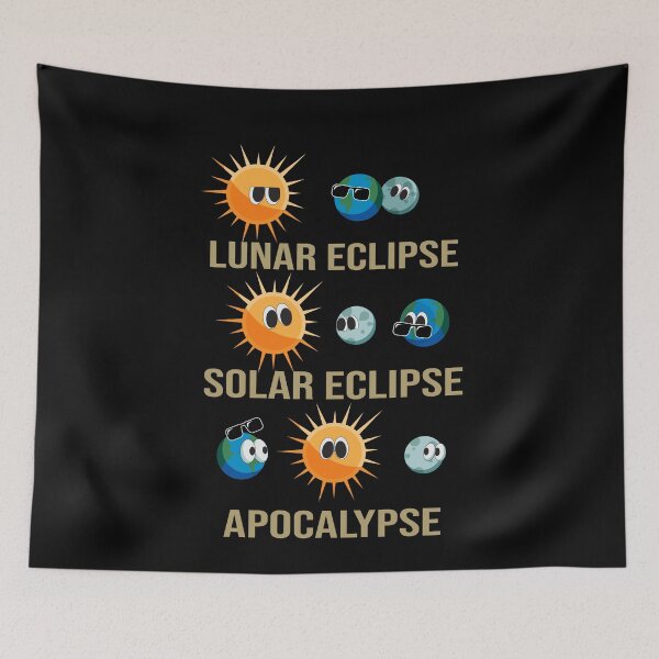 Item preview, Lunar Eclipse Solar Eclipse Apocalypse designed and sold by MooonTees.