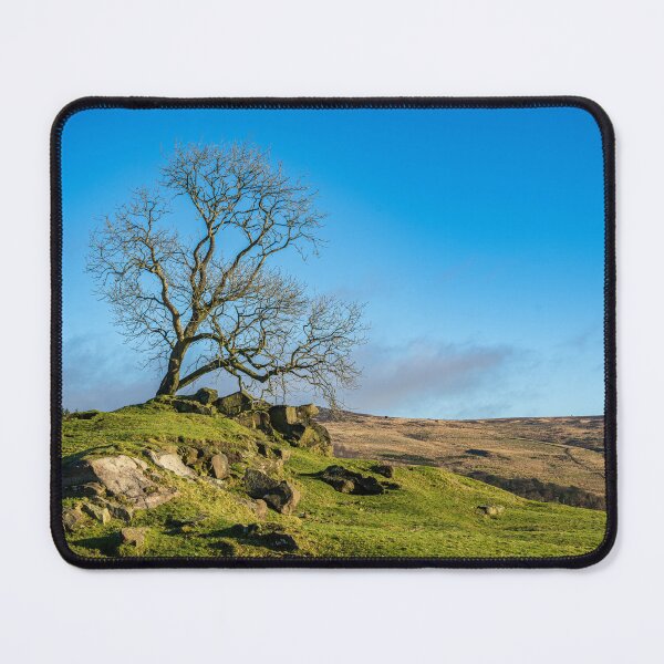 Item preview, A lone tree in the Staffordshire Peak District. designed and sold by RobThorley.