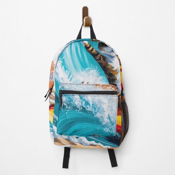 Item preview, Cat on a Surfboard - Cat on the Surfboard designed and sold by Evelyn3112.