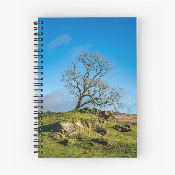 Item preview, A lone tree in the Staffordshire Peak District. designed and sold by RobThorley.