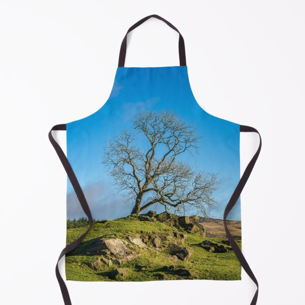Item preview, A lone tree in the Staffordshire Peak District. designed and sold by RobThorley.