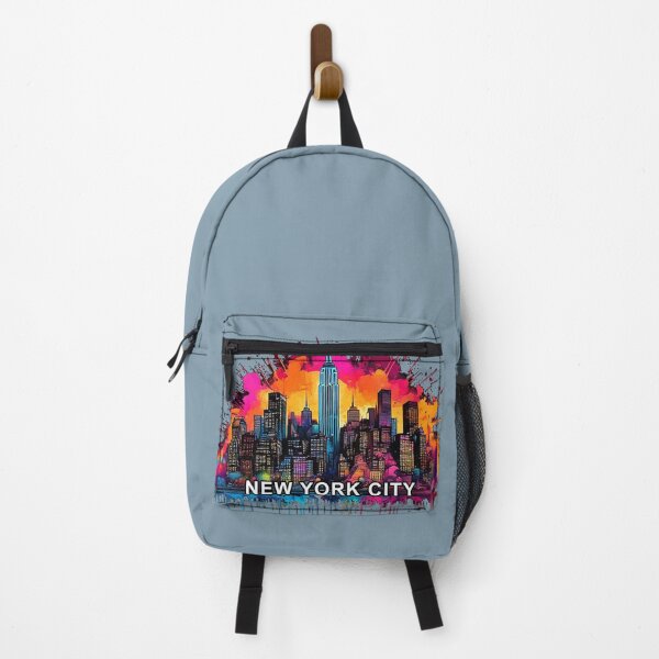 Item preview, New York City Skyline Spray Paint Street Art designed and sold by Phat Dog Designs .