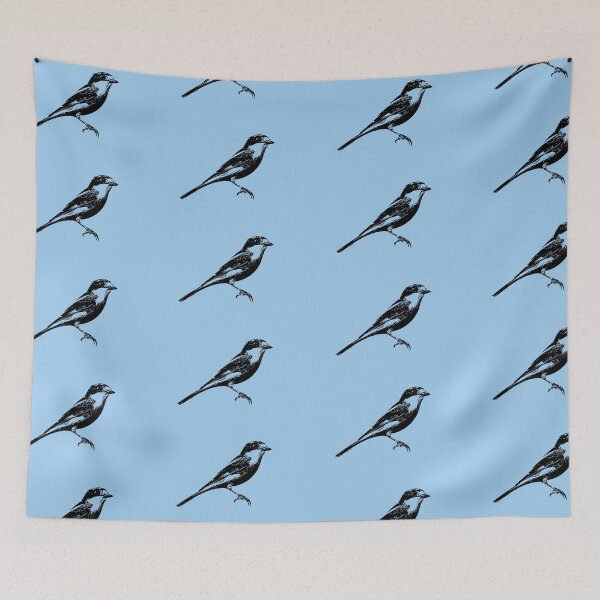 Item preview, Woodchat Shrike Black Design  designed and sold by designsasstultd.