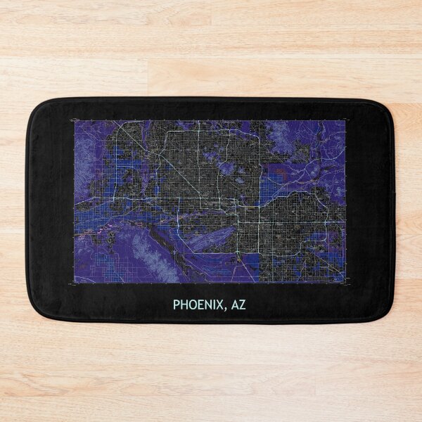 Item preview, PHOENIX, AZ 100K Topographical Map Dark designed and sold by PGHPhotoCo.
