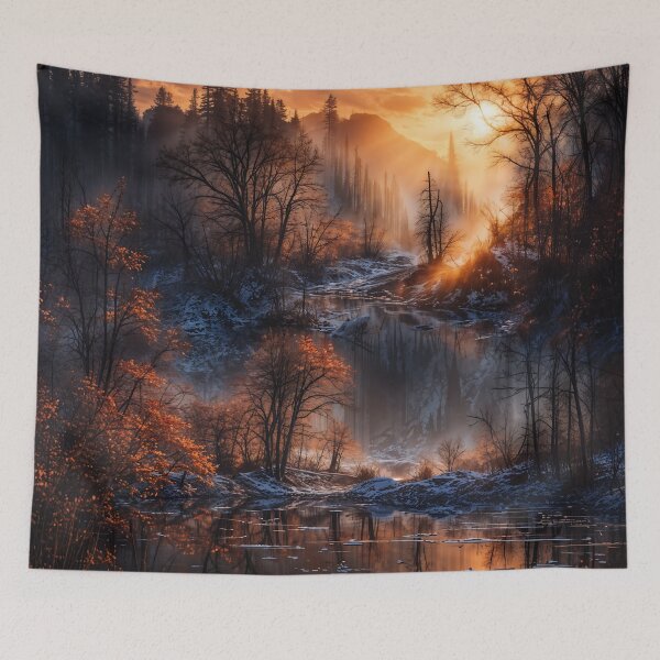 Item preview, Enchanted Sunset in the Forest designed and sold by Abdu  Innovations.