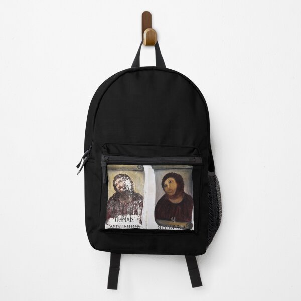 Item preview, Human Rendering vs. AI Rendering fresco parody designed and sold by Signs for Dark Times.