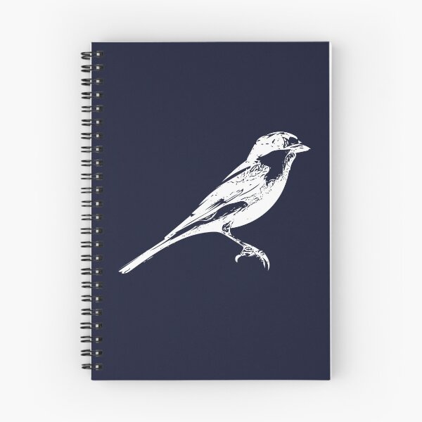 Item preview, Woodchat Shrike White Design  designed and sold by designsasstultd.