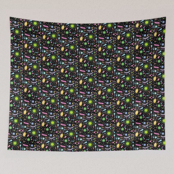 Item preview, Pastel Rainbow Bacteria - Microbiology Pattern -Medical Laboratory Science   designed and sold by PenXGift.