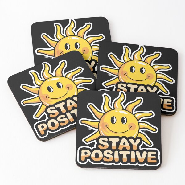 Item preview, Stay Positive Sun Rays Smile Face designed and sold by SteezeeStore.