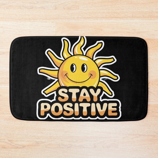Item preview, Stay Positive Sun Rays Smile Face designed and sold by SteezeeStore.