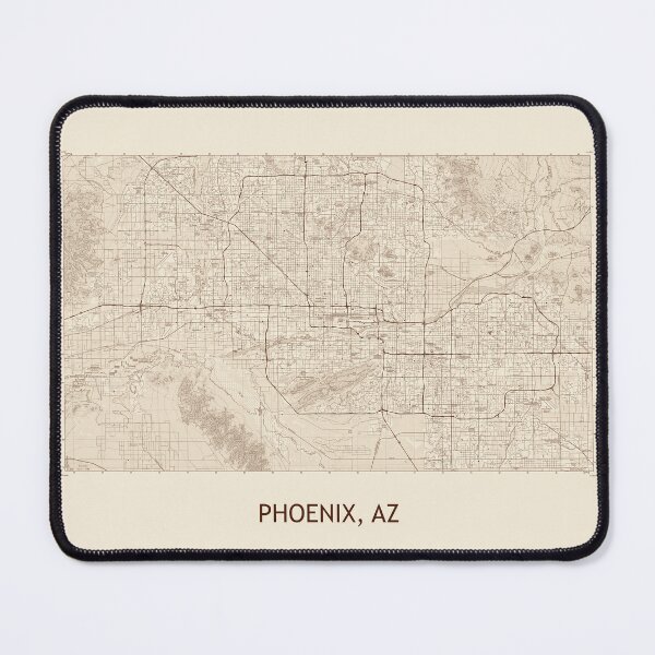 Item preview, PHOENIX, AZ 100K Topographical Map Vintage designed and sold by PGHPhotoCo.