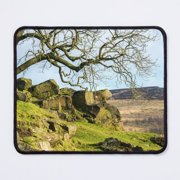 Item preview, A lone tree in the Staffordshire Peak District. designed and sold by RobThorley.