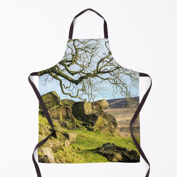 Item preview, A lone tree in the Staffordshire Peak District. designed and sold by RobThorley.