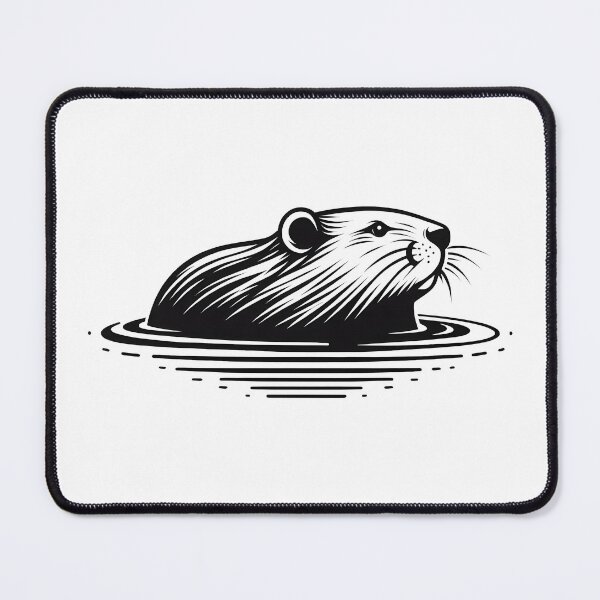 Item preview, Bruno Biber - Black and White - Swimming designed and sold by Heidi25L.