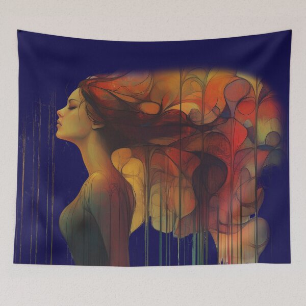 Item preview, Female dynamic design. Fire Within. designed and sold by Shoot-The-Moon.