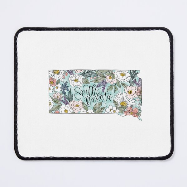 Item preview, Hand drawn South Dakota Floral designed and sold by Selena Ashley Designs.
