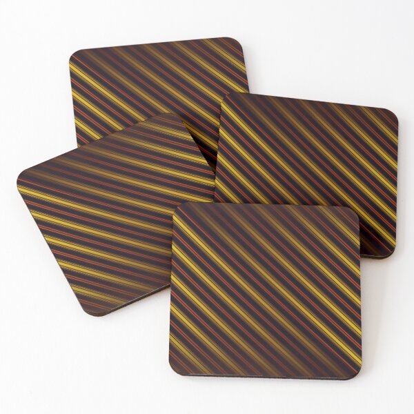 Item preview, Golden Matrix: Metallic Diagonal Lines Art designed and sold by Patternair.