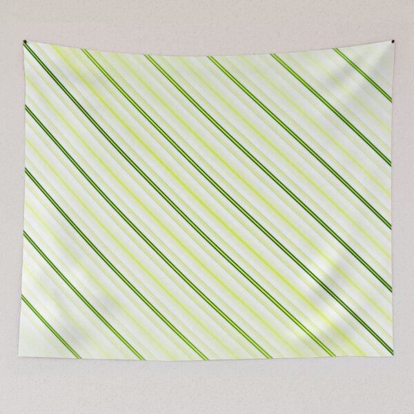 Item preview, Primavera fresca: arte con rayas diagonales en verde claro designed and sold by Patternair.