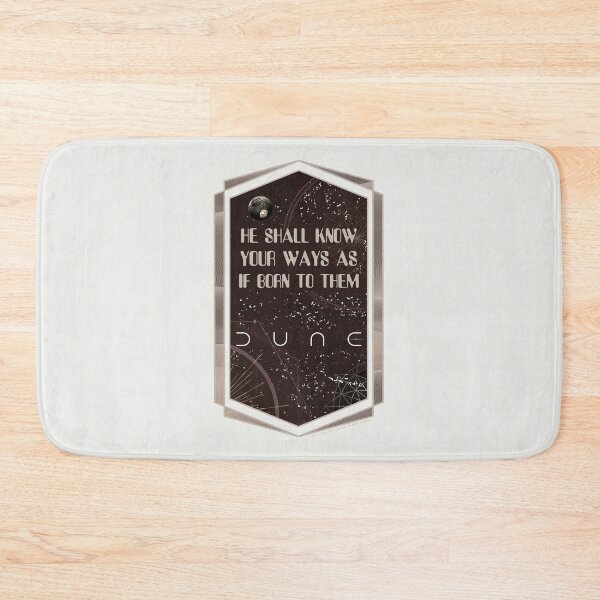 Item preview, DUNE. He Shall Know Your Ways As If Born To Them (pale cream background) designed and sold by bekksa.