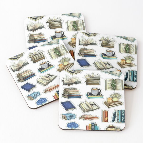 Item preview, green bookish set kindle green designed and sold by AddlPoolart.