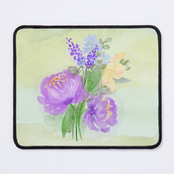 Artikelvorschau, Aquarellblumen und Aquarellhintergrund entworfen und verkauft von Fantacaroo Designs.