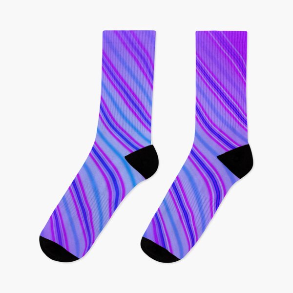 Item preview, Synthwave Nights: Purple Blue Neon Diagonal Art designed and sold by Patternair.