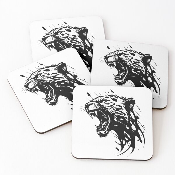 Item preview, Head of an aggressive panther designed and sold by KasiaRawska.