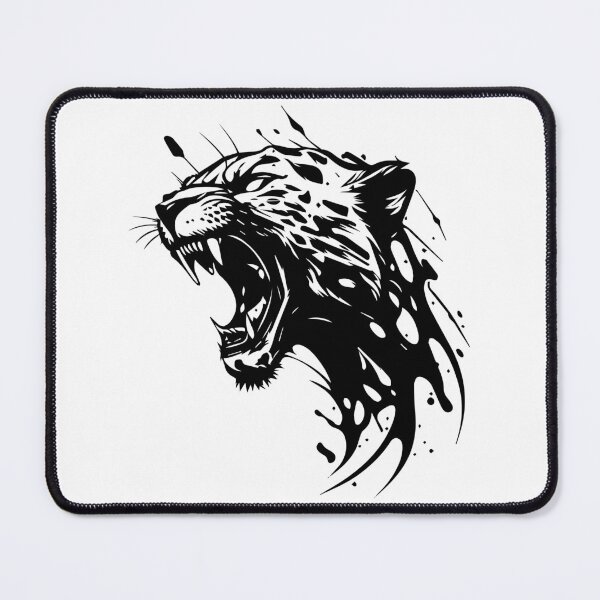 Item preview, Head of an aggressive panther designed and sold by KasiaRawska.