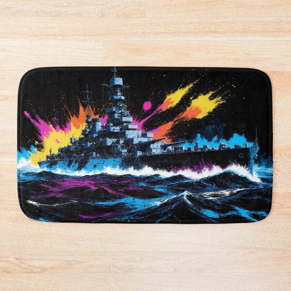 Item preview, War Splats Battleship designed and sold by artismysterium.