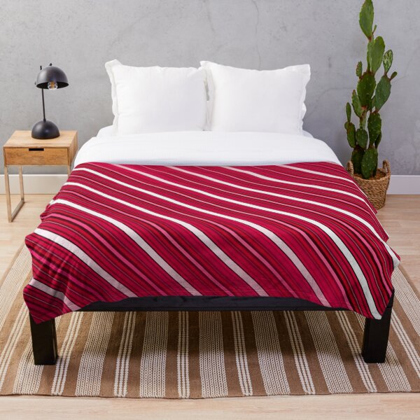 Item preview, Ruby Flash: Red White Dynamic Stripes Art designed and sold by Patternair.