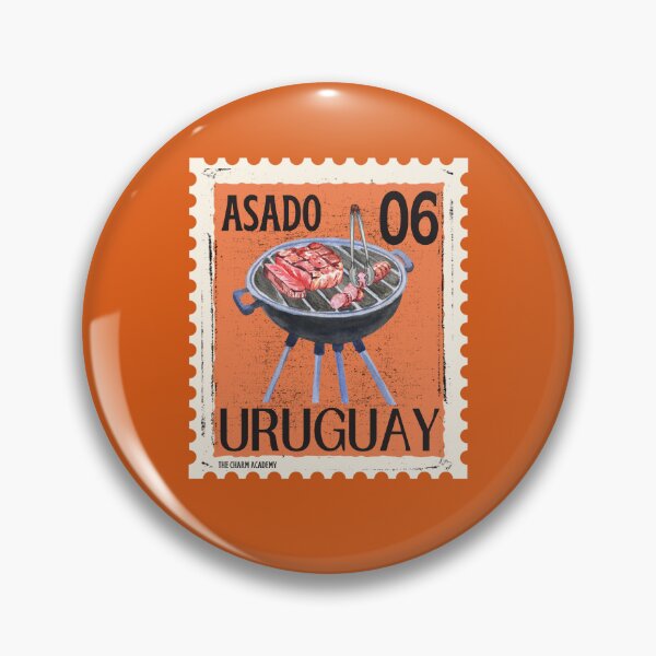 Artikelvorschau, Uruguayische Asado-Briefmarke entworfen und verkauft von thecharmacademy.