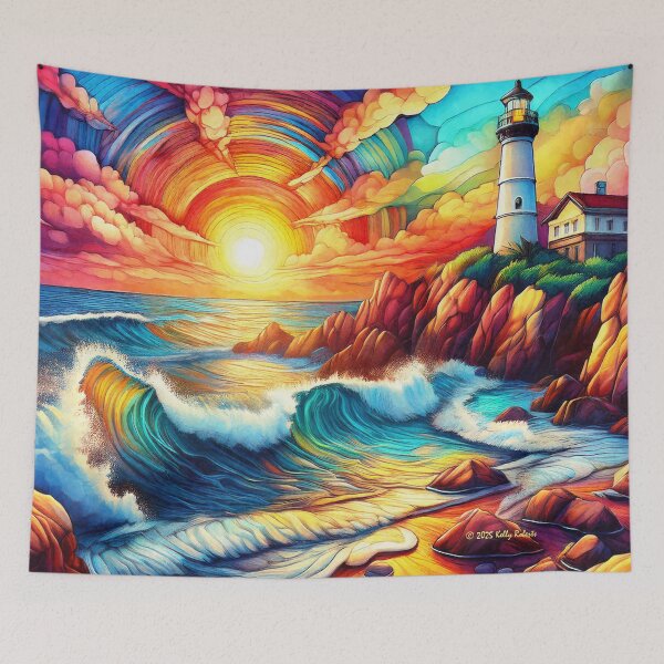 Item preview, Lighthouse on the Coast designed and sold by MystAvalon.