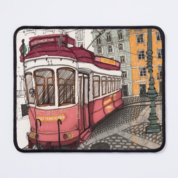 Item preview, Lisbon Tramcar Tour Print designed and sold by MelissaJamesIll.