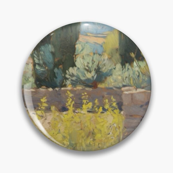 Item preview, Provence Landscape Impressionist Painting – Cypress Trees & Sunlit Fields designed and sold by CARRAANN.