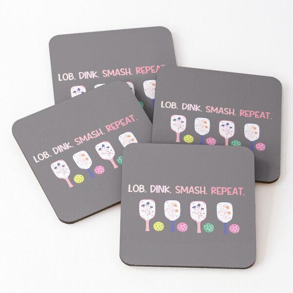 Item preview, Elegant Pink Pickleball Lob, Dink, Smash, Repeat designed and sold by Grade A Gifts.