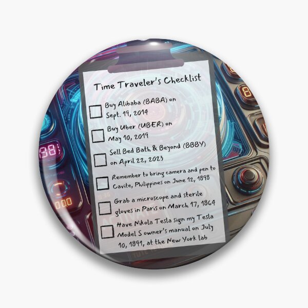Item preview, Time Travel Checklist VI designed and sold by nature. electrified..